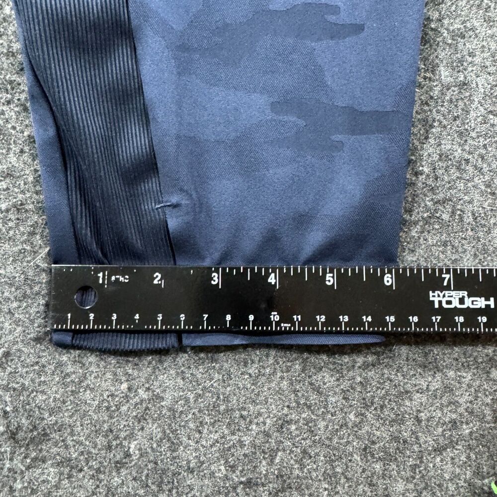 Athleta Brooklyn Camo Pants Women's 2 Petite Blue Navy Joggers Stretch - Picture 6 of 10